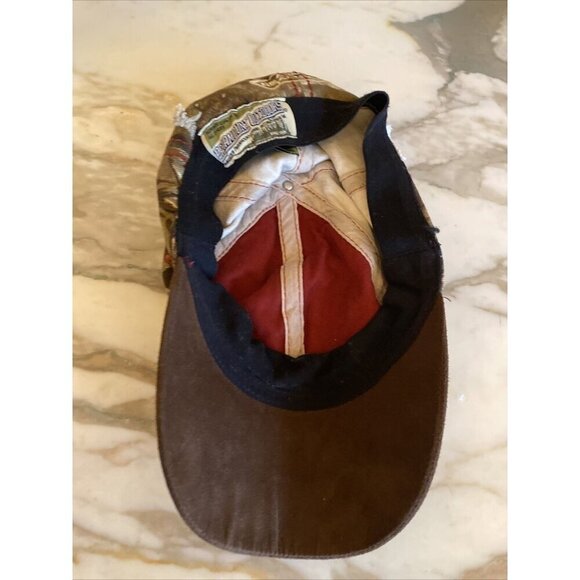 Team Realtree Camo Camouflage Cotton Red Hat Cap Stretch Fit L XL - Picture 5 of 7